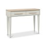 Premier Collection Larsen Scandi Oak & Soft Grey Console Table with Drawer