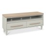 Premier Collection Larsen Scandi Oak & Soft Grey Media Unit