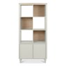 Premier Collection Larsen Scandi Oak & Soft Grey Display Unit