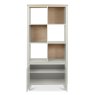 Premier Collection Larsen Scandi Oak & Soft Grey Display Unit