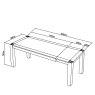 Premier Collection Turin Light Oak Large End Extension Table - Grade A2 - Ref #0888
