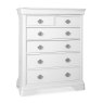 Signature Collection Chantilly White 2+4 Drawer Chest - Grade A3 - Ref #0896