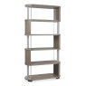 Signature Collection Duo Grey Oiled Oak Open Display Unit