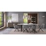 Signature Collection Duo Grey Oiled Oak Open Display Unit