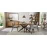 Premier Collection Kristen Oak & Light Weathered Oak 4 Seater Table