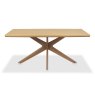 Premier Collection Kristen Oak & Light Weathered Oak 6 Seater Table