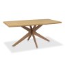 Premier Collection Kristen Oak & Light Weathered Oak 6 Seater Table