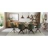 Premier Collection Kristen Oak & Light Weathered Oak 6 Seater Table