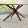 Premier Collection Kristen Oak & Light Weathered Oak 6 Seater Table