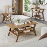 Premier Collection Kristen Oak & Light Weathered Oak Coffee Table