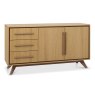 Premier Collection Kristen Oak & Light Weathered Oak Wide Sideboard