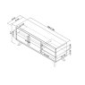 Premier Collection Kristen Oak & Light Weathered Oak Media Unit