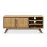 Premier Collection Kristen Oak & Light Weathered Oak Media Unit