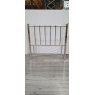 Headboards & Bedsteads Collection Madison Shiny Nickel Headboard Double 135cm - Grade A3 - Ref #0980