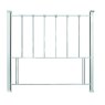 Headboards & Bedsteads Collection Madison Shiny Nickel Headboard Double 135cm - Grade A3 - Ref #0980