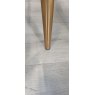 Gallery Collection Cezanne - Dark Grey Faux Leather Bar Stools with Gold Legs (Pair) - Grade A3 - Ref #0988