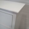 Premier Collection Ashby White 5 Drawer Tall Chest - Grade A3 - Ref #0991