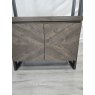 Signature Collection Ellipse Fumed Oak Open Display Unit - Grade A2 - Ref #1068
