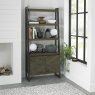 Signature Collection Ellipse Fumed Oak Open Display Unit - Grade A2 - Ref #1068