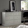 Premier Collection Ashby Soft Grey 3+4 Drawer Chest - Grade A2 - Ref #1073