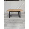 Signature Collection Emerson Rustic Oak & Peppercorn 4-6 Seater Dining Table - Grade A3 - Ref #1088