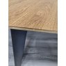 Signature Collection Emerson Rustic Oak & Peppercorn 4-6 Seater Dining Table - Grade A3 - Ref #1088