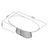 Signature Collection Vega Scandi Oak & Peppercorn 6 Seater Table - Grade A3 - Ref #1089
