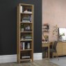 Premier Collection Bergen Oak Narrow Bookcase - Grade A3 - Ref #0372