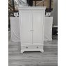 Signature Collection Chantilly White Double Wardrobe - Grade A2 - Ref #1103