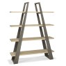 Premier Collection Cadell Aged Oak Open Display Unit - Grade A3 - Ref #1107
