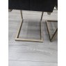 Signature Collection Athena Upholstered Cantilever Chair - Black Fabric (Pair) - Grade A3 - Ref #1114