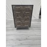 Signature Collection Sienna Fumed Oak & Peppercorn 5 Drawer Chest - Grade A3 - Ref #1117