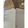 Premier Collection Hampstead Soft Grey & Pale Oak Triple Wardrobe - Grade A3 - Ref #1171