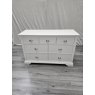 Premier Collection Hampstead White 3+4 Drawer Chest - Grade A2 - Ref #1186