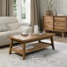 Signature Collection Camden Rustic Oak Coffee Table - Grade A2 - Ref #1195