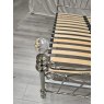 Headboards & Bedsteads Collection Elena Shiny Nickel Bedstead King 150cm - Grade A3 - Ref #1198