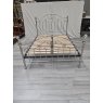 Headboards & Bedsteads Collection Elena Shiny Nickel Bedstead King 150cm - Grade A3 - Ref #1149