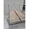 Headboards & Bedsteads Collection Elena Shiny Nickel Bedstead King 150cm - Grade A3 - Ref #1149