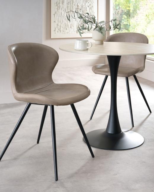 Arlo is the kind of chair that makes any meal feel relaxed, even if the cooking isn't.⁠ ⁠ With it...