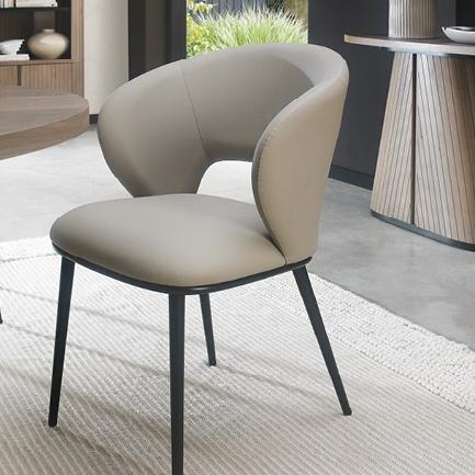 New favourite chair alert: the Luca dining chair in grey faux leather. ⁠ ⁠ With its curved back,...