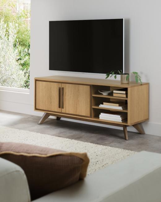 The Kristen media unit proves that screens do not have to steal the show. Elegant and understated, it...